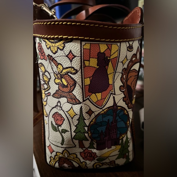 Disney Beauty and the Beast Dooney and Bourke Small Shopper Tote! - Picture 4 of 6